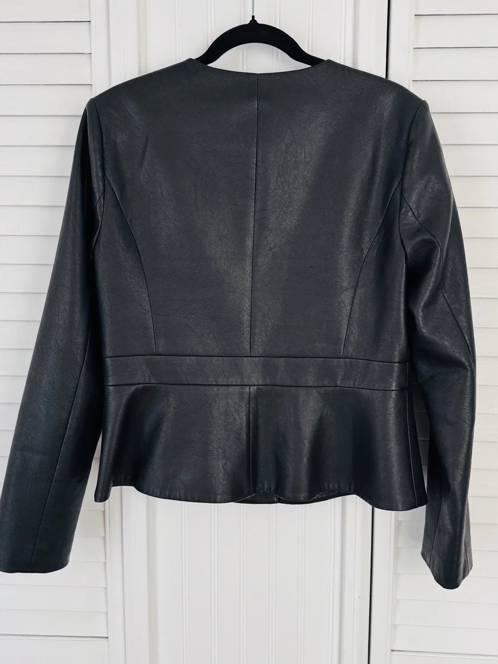 BCBG MAX AZRIA VEGAN LEATHER JACKET